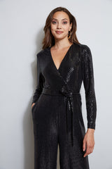 T-Tahari Sequin Jumpsuit