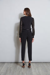 T-Tahari Sequin Sleeve Knit