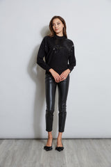 T-Tahari Ombre Sequin Sweater