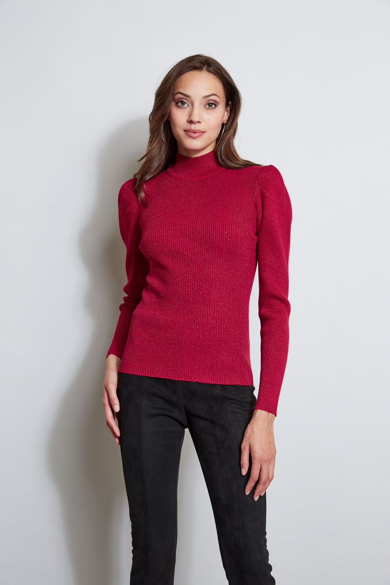 Puffy shoulder hotsell sweater