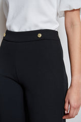 T-Tahari Wide Leg Button Pant