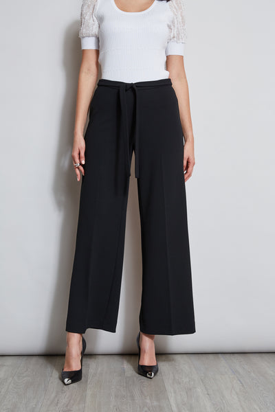 T-Tahari Wide Leg Tie Pant Image 1