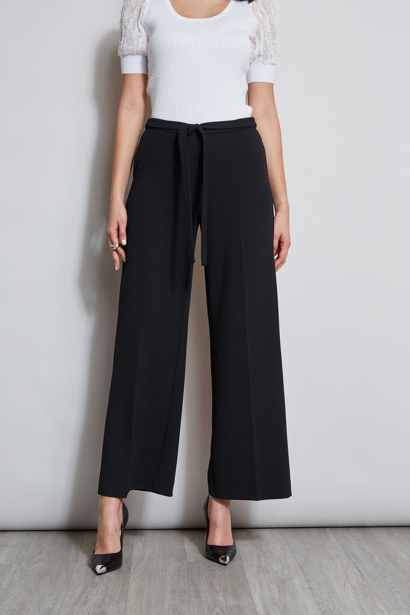 T-Tahari Wide Leg Tie Pant