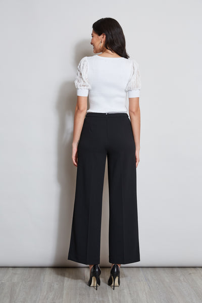 T-Tahari Wide Leg Tie Pant Image 3