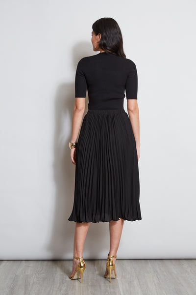T-Tahari Pleated Midi Skirt Image 3