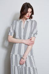 T-Tahari Dot Shirt Dress