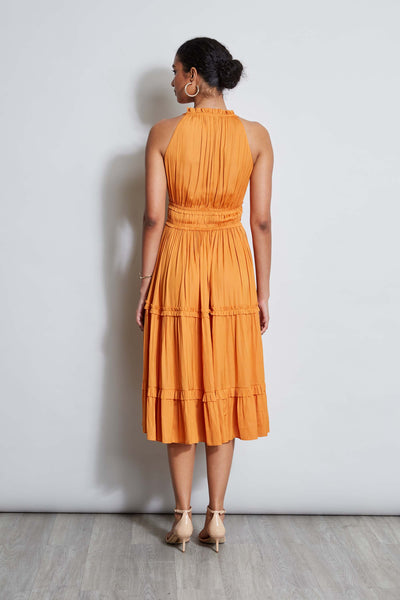T-Tahari Halter Midi Dress Image 4