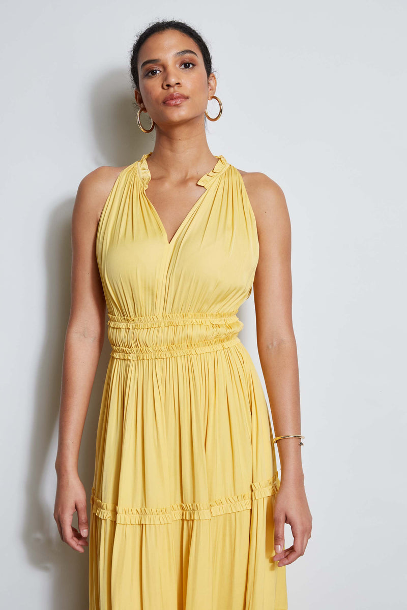 Tahari yellow dress 2025