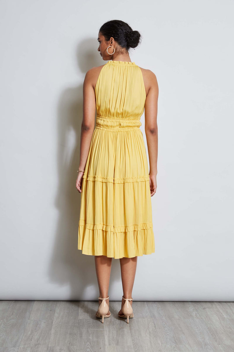 T-Tahari Halter Midi Dress