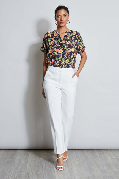 T-Tahari Sunray Garden Short Sleeve Shirt Image 2