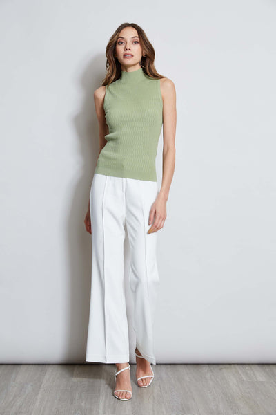 T-Tahari Cable Knit Sleeveless Sweater Image 2
