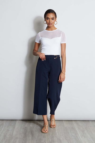 T-Tahari Cropped Wide Leg Pant Image 4