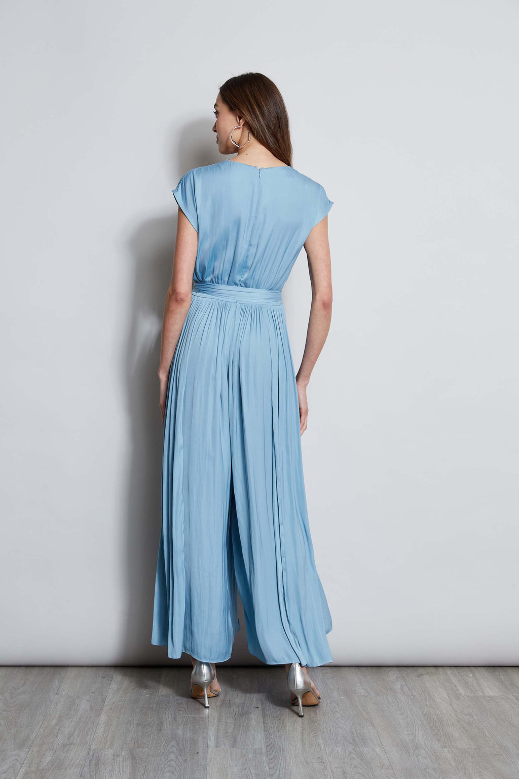 Tahari navy jumpsuit sales