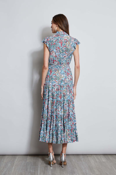 T-Tahari Paisley Midi Dress Image 4