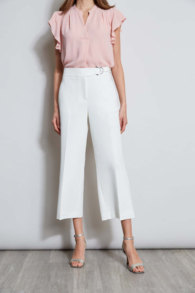 T-Tahari Cropped Wide Leg Pant Image 1