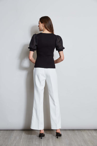 T-Tahari Chiffon Sleeve Knit Image 4