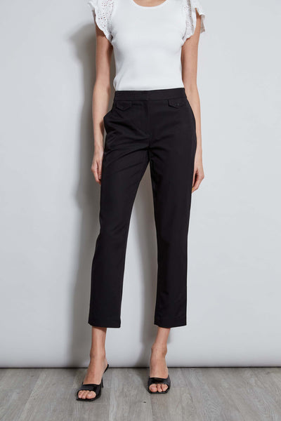 T-Tahari Slim Button Pant Image 1