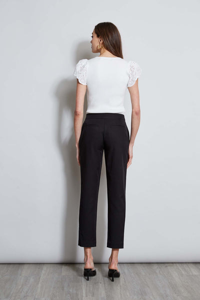 T-Tahari Slim Button Pant Image 4