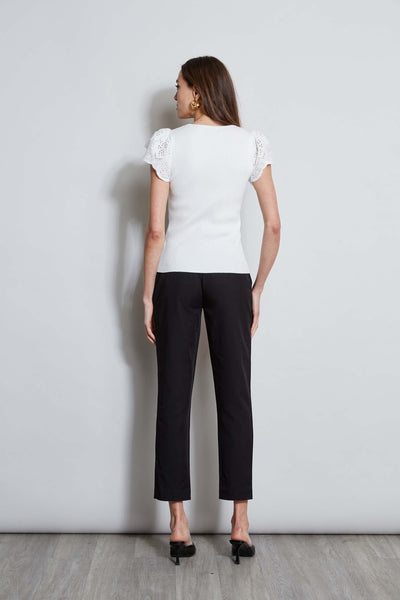 T-Tahari Lace Sleeve Knit Image 4