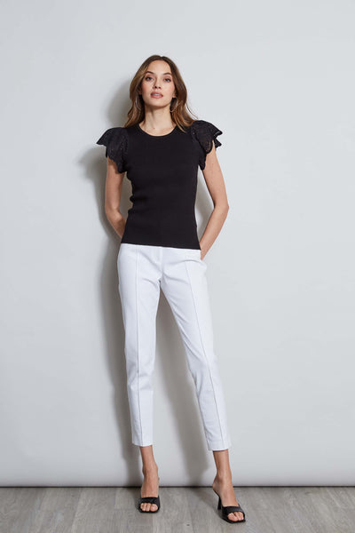 T-Tahari Lace Sleeve Knit Image 2