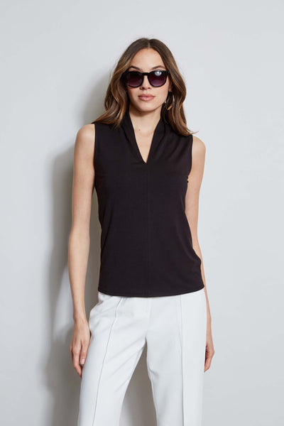 T-Tahari Sleeveless Pleated Knit Image 1