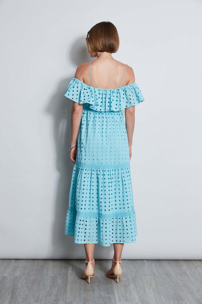 T-Tahari Eyelet Maxi Dress Image 5