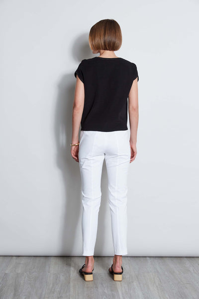 T-Tahari Twist Knot Short Sleeve Sweater Image 3