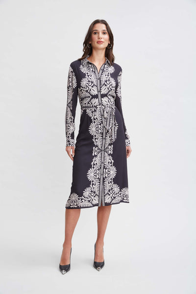 T-Tahari Paisley Shirt Dress Image 1