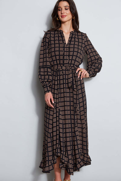 T-Tahari Icon Dot Midi Dress Image 2