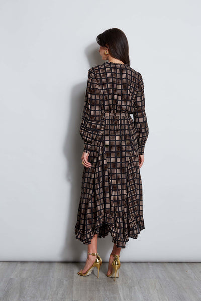 T-Tahari Icon Dot Midi Dress Image 4