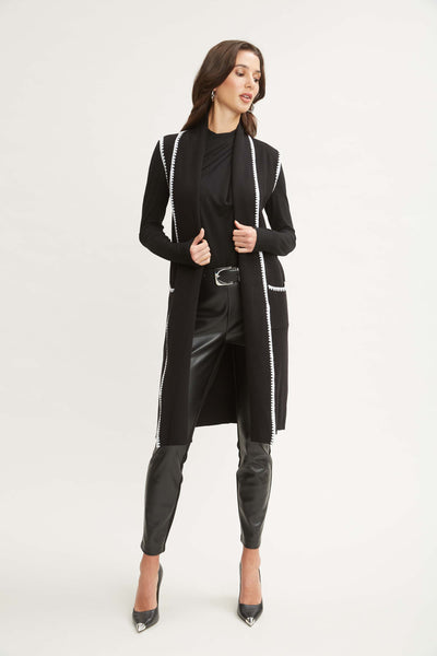 T-Tahari Stitched Sweater Vest Image 2