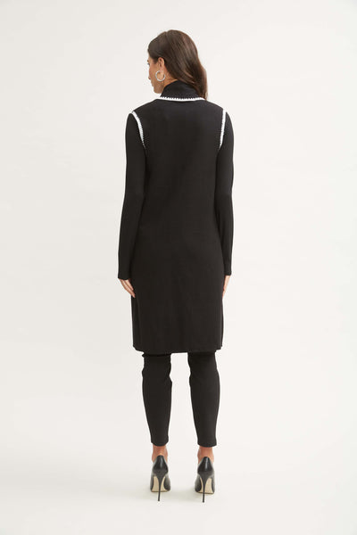 T-Tahari Stitched Sweater Vest Image 3