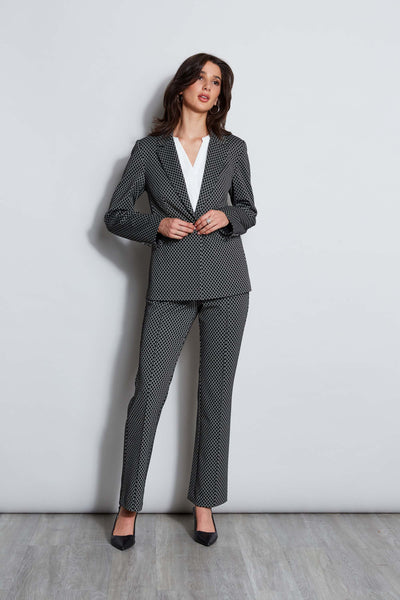 T-Tahari Deco Jacquard Blazer Image 2