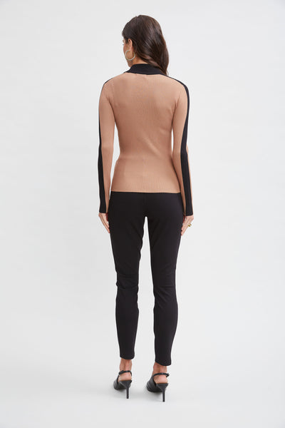 T-Tahari Stripe Sleeve Sweater Image 4