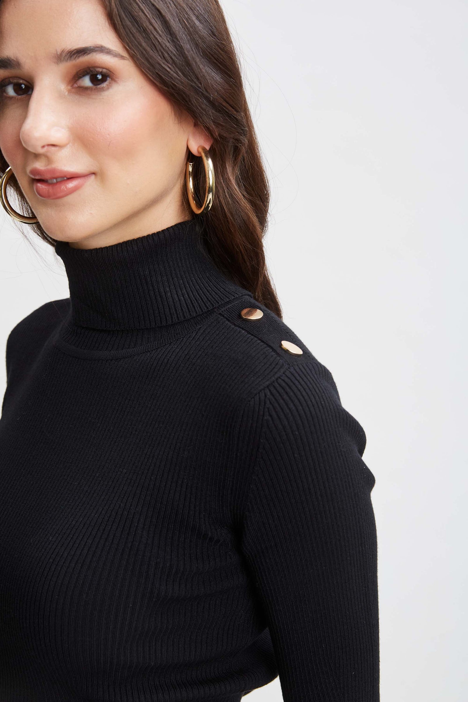 ELIN - ELIN / エリン | Aze turtle knit ウール タートルネック ニットセーター | 0 | ネイビー | レディース ELIN - ELIN / エリン | Aze turtle knit ウール タートルネック