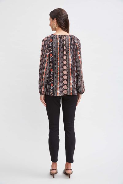 T-Tahari Garden Keyhole Shirt Image 3