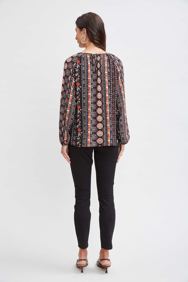 T-Tahari Garden Keyhole Shirt
