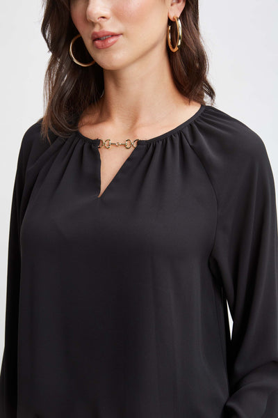 T-Tahari Keyhole Detail Shirt Image 3