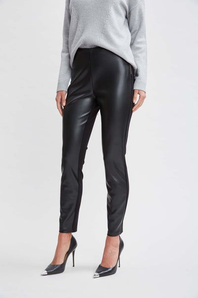 T-Tahari Vegan Leather Legging Image 3