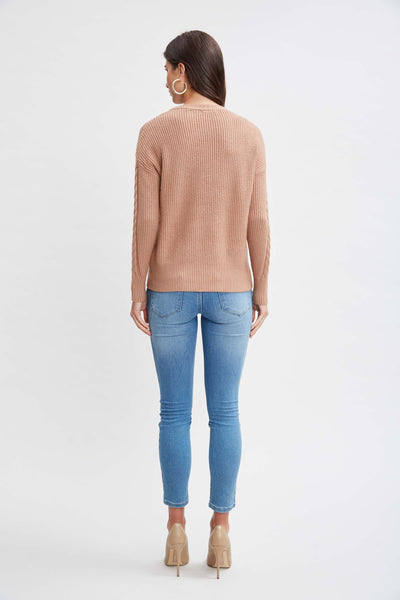 T-Tahari Cable Knit Sweater Image 3
