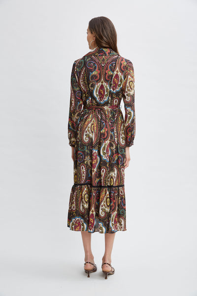 T-Tahari Paisley Midi Dress Image 3