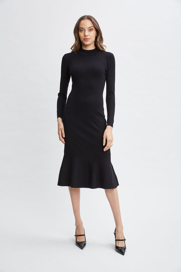 T Tahari Flare Sweater Dress Elie Tahari