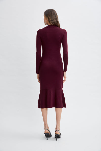 T-Tahari Flare Sweater Dress Image 5