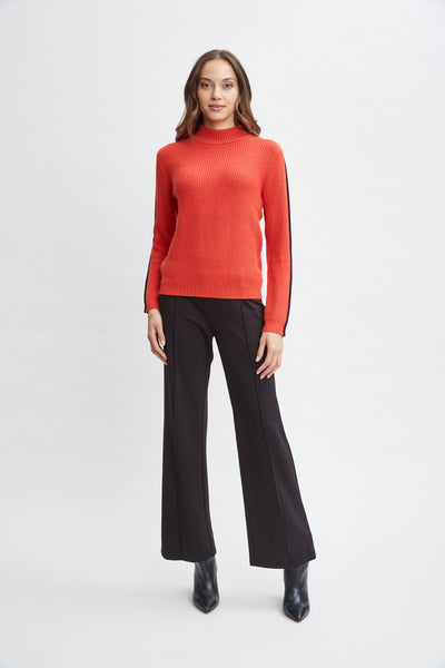 T-Tahari Stripe Sleeve Sweater Image 2