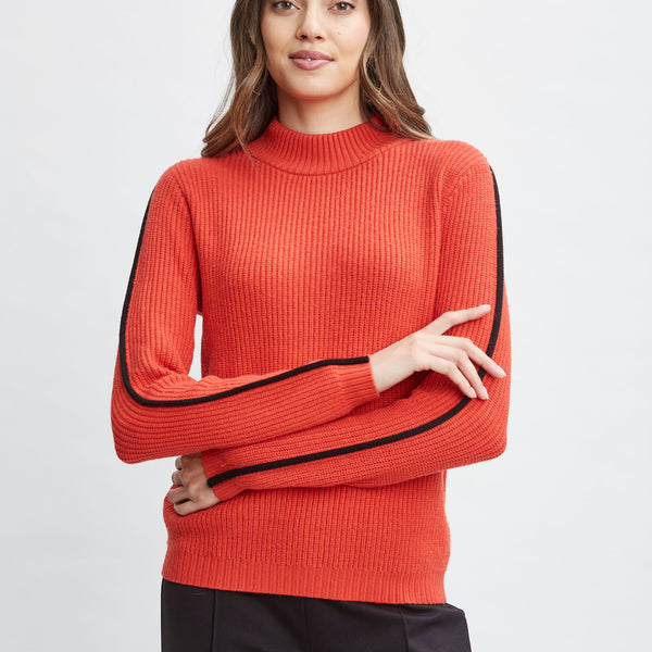 T-Tahari Stripe Sleeve Sweater – Elie Tahari