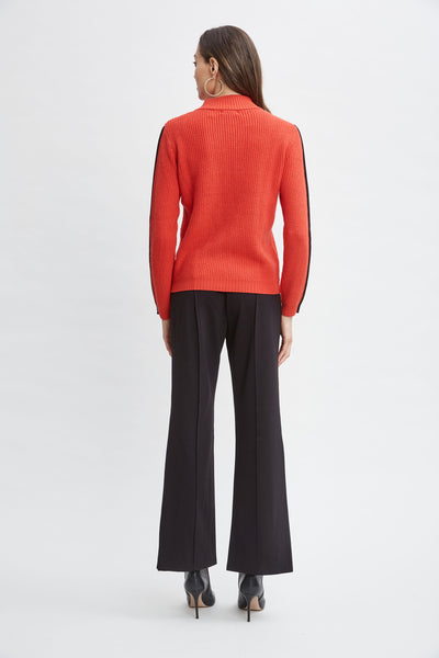 T-Tahari Stripe Sleeve Sweater Image 4