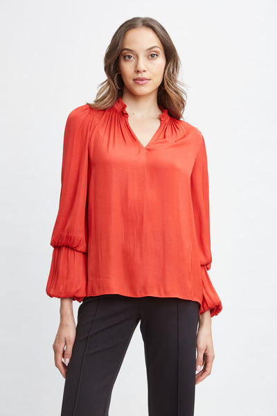 T-Tahari Airflow Split Shirt Image 3