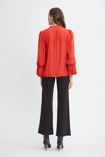 T-Tahari Airflow Split Shirt Image 5