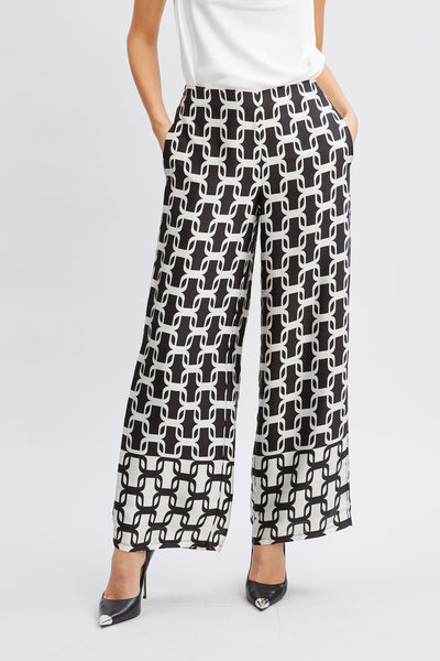T-Tahari Geometric Chain Pant Image 1