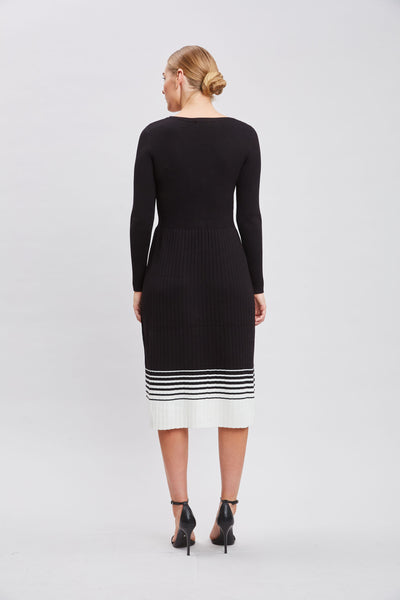 T-Tahari Stripe Hem Dress Image 5
